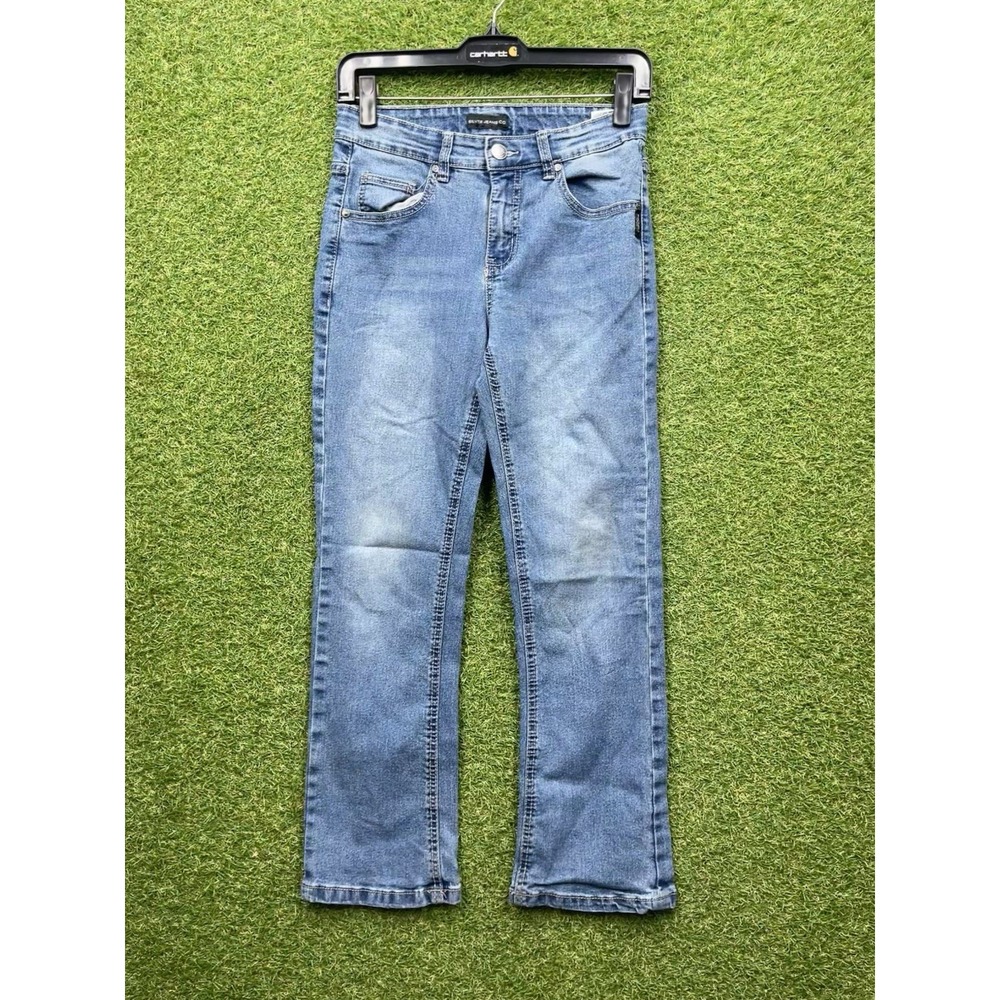 Silver Jeans Youth Boys Size 10 Zane Fit Adjustable Waist Medium Wash Denim
